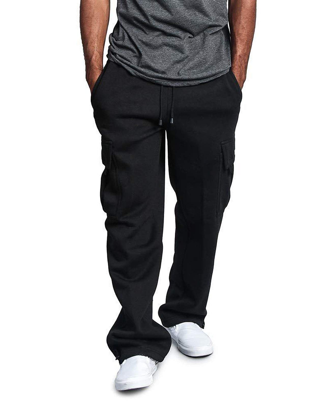 ZAXARRA Men's Cargo Jogger Pants - Athletic Workout Sweatpants for Gym, Running & Outdoor Activities | Comfortable Fitness Pants for Men