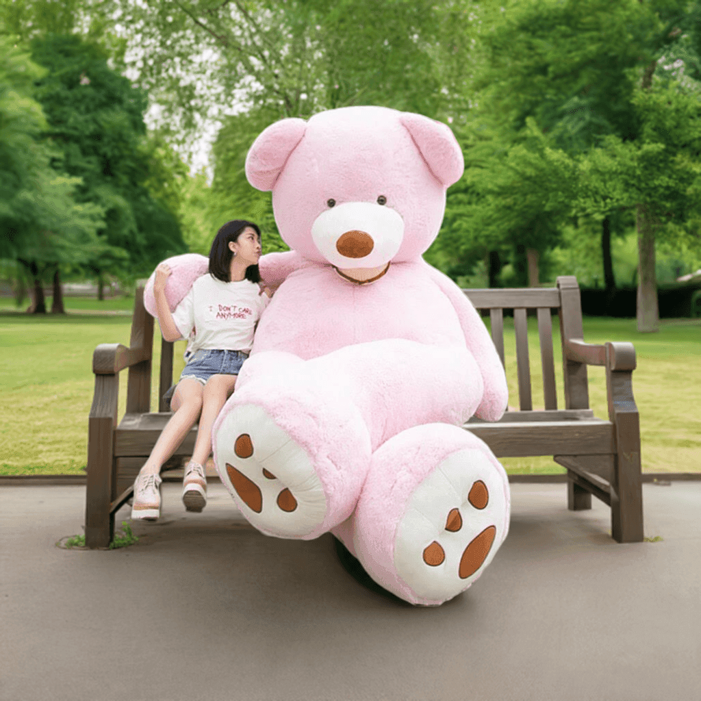 Giant 11ft Teddy Bear - World's Largest Stuffed Animal Plush Toy for Home Decor, Nursery, Photo Props & Gifts