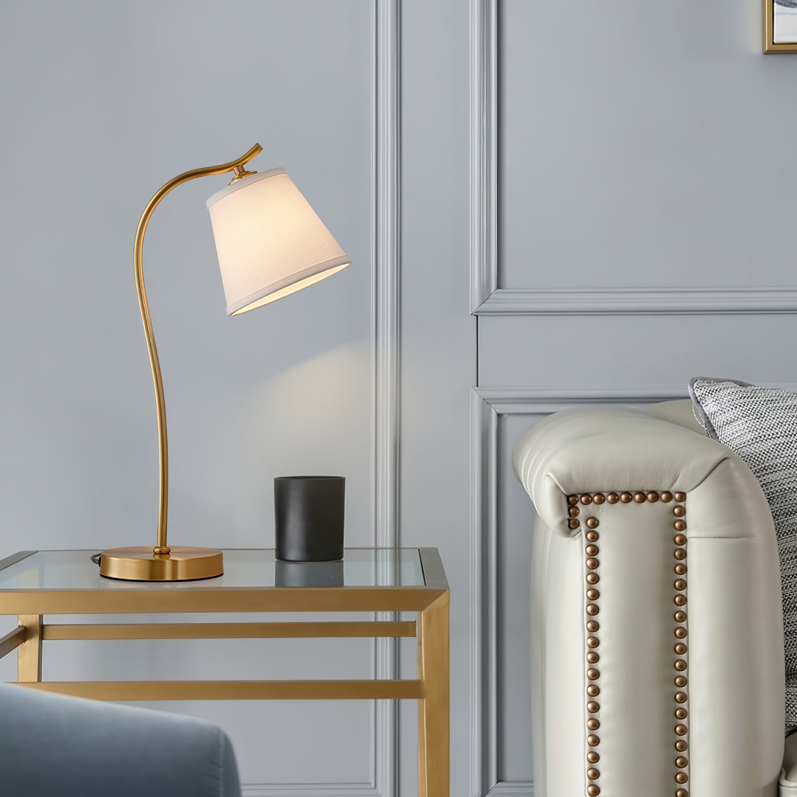 Aneta Table Lamp - Modern LED Desk Lamp with Adjustable Brightness & Color Temperature for Home Office, Bedroom, and Study Room Lighting