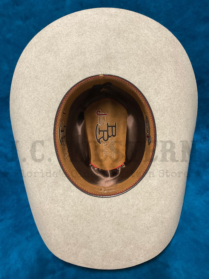 Justin JF0630CROW4401 6X Fur Felt Cowboy Hat - Natural Brown Bent Rail Crowell Style for Western Riders & Country Fashion | Perfect for Rodeo, Ranch Work and Outdoor Events