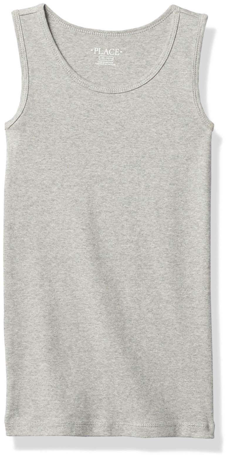 The Children's Place Girls' Uniform Basic Tank Top - Soft Cotton School & Play Tank for Kids | Perfect for School Uniforms, Summer Outfits & Casual Wear