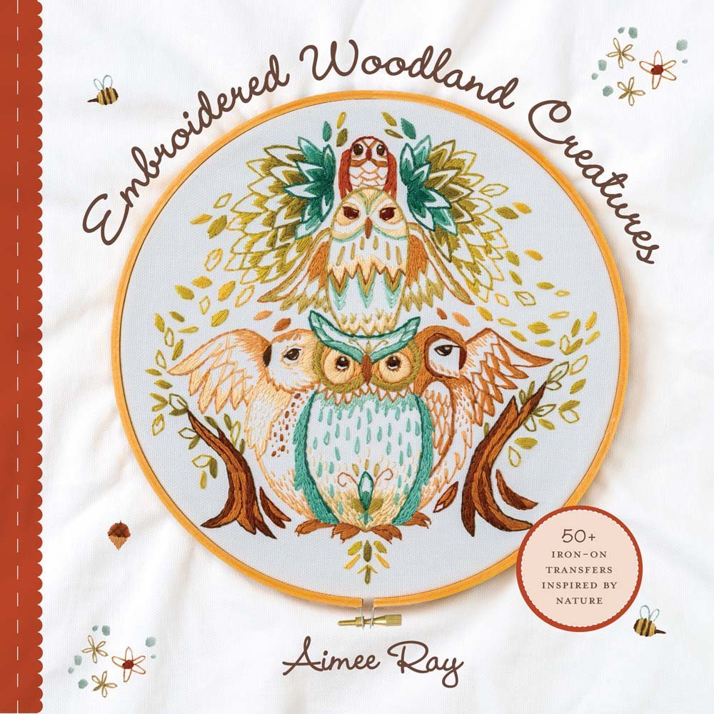 50+ Embroidered Woodland Creatures Iron-On Transfers - Nature-Inspired DIY Patches for T-Shirts, Bags & Home Decor