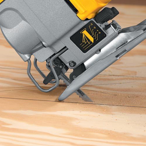 DEWALT 5.5-Amp Corded Top Handle Jigsaw Power Tool (DW317K) - Heavy Duty Wood & Metal Cutting for DIY Projects, Home Improvement & Professional Construction Work