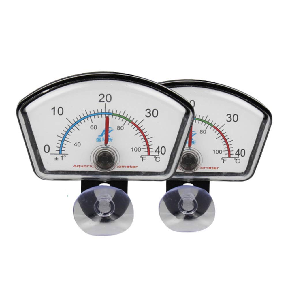 Balacoo 3-Piece Fish Tank Measuring Kit - Aquarium Thermometer, Water Temperature Gauge & Pointer Tool for Freshwater & Saltwater Tanks | Perfect for Home Aquariums, Fish Breeding & Aquatic Pet Care