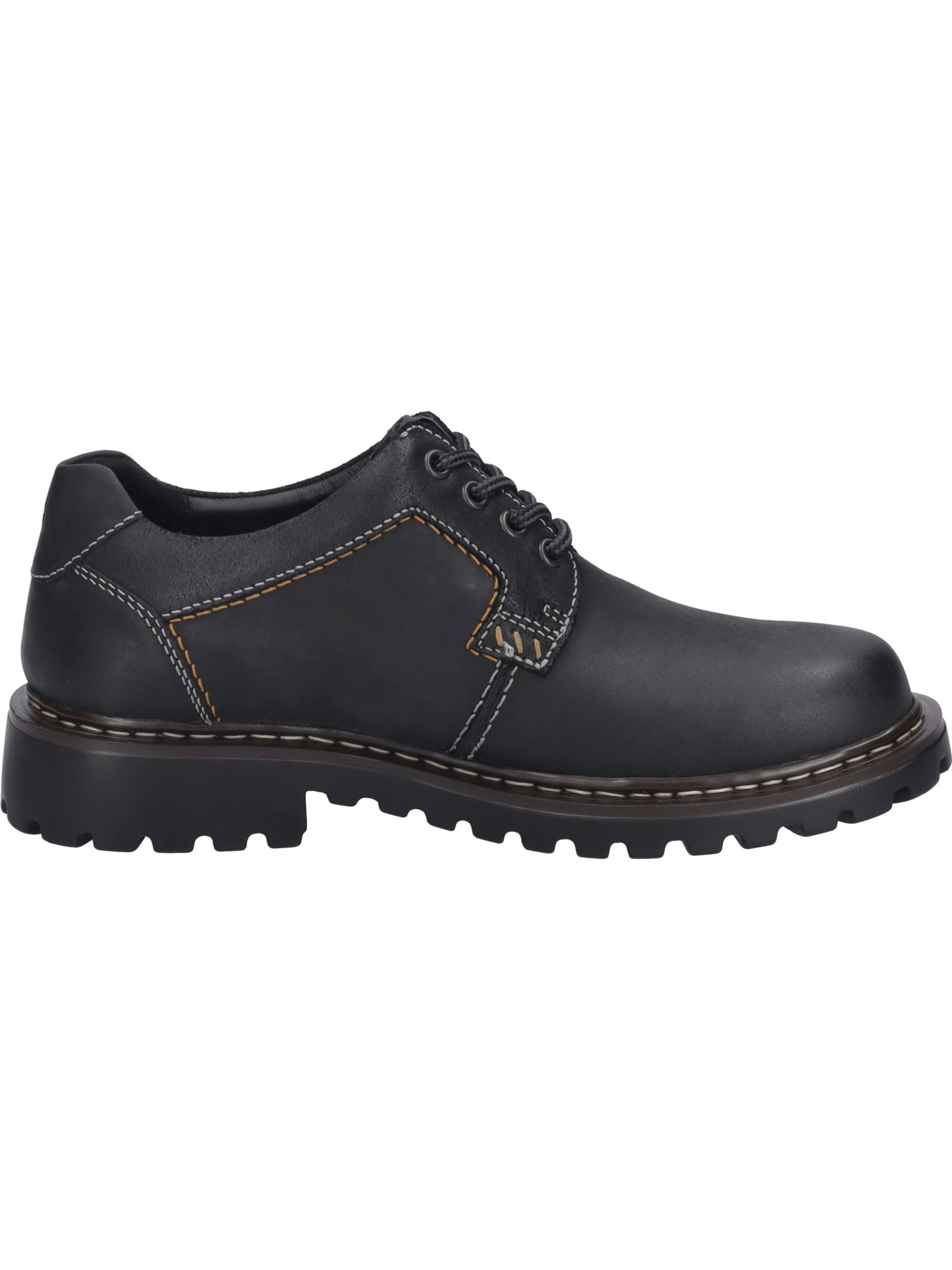 Josef Seibel Men's Combat Boots - Durable Leather Military Boots for Men | Waterproof & Comfortable Work Boots for Outdoor, Hiking & Casual Wear