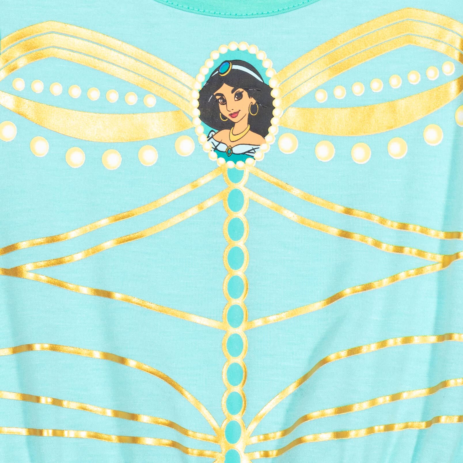 Disney Princess Girls Romper with Skirt Overlay - Cute Toddler to Big Kid Outfit for Birthday, Party & Dress Up Play | Ages 2-8 Years