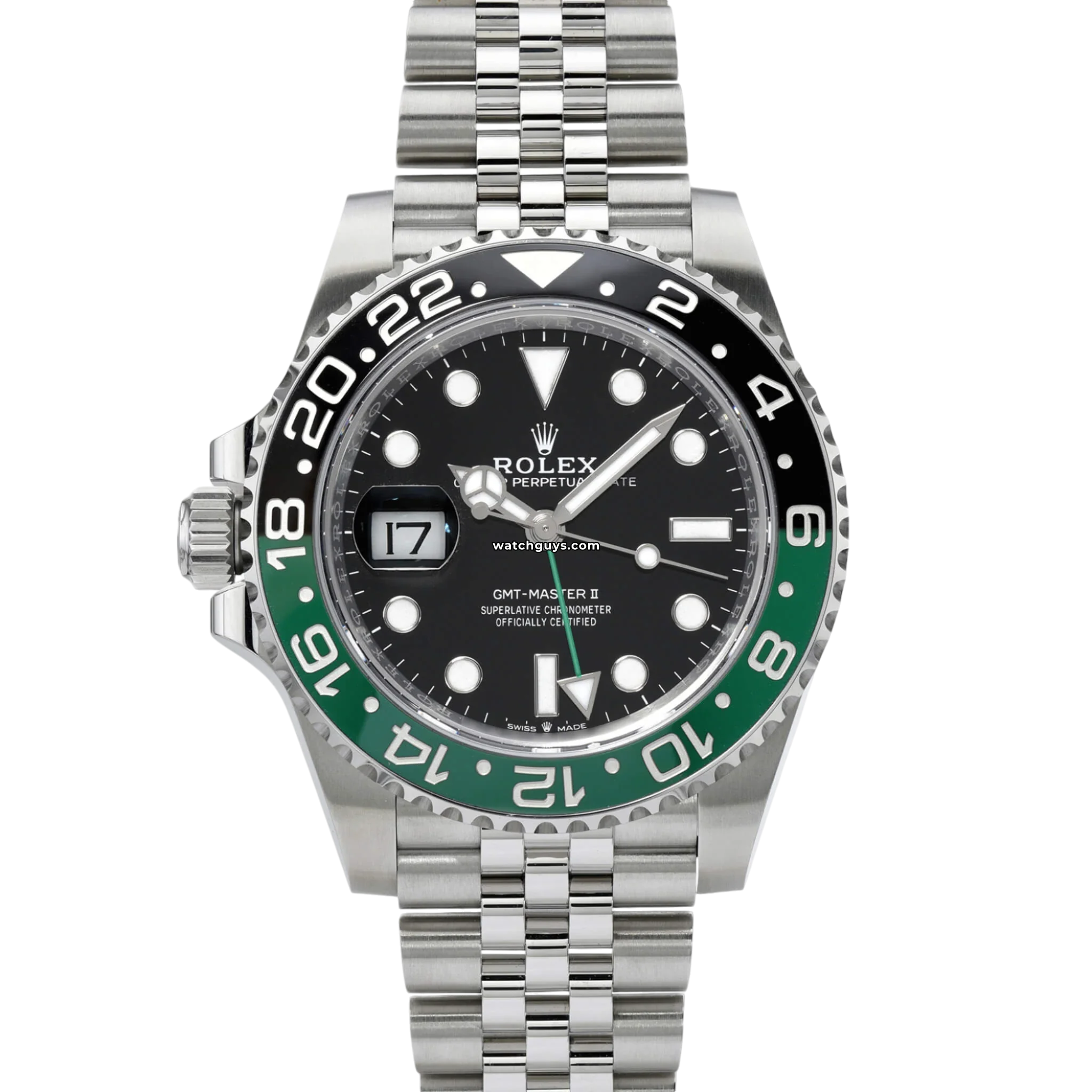 Rolex GMT Master II 126720VTNR Sprite Watch - Luxury Automatic Men's Timepiece with Green/Black Bezel - Perfect for Travel, Business & Collectors