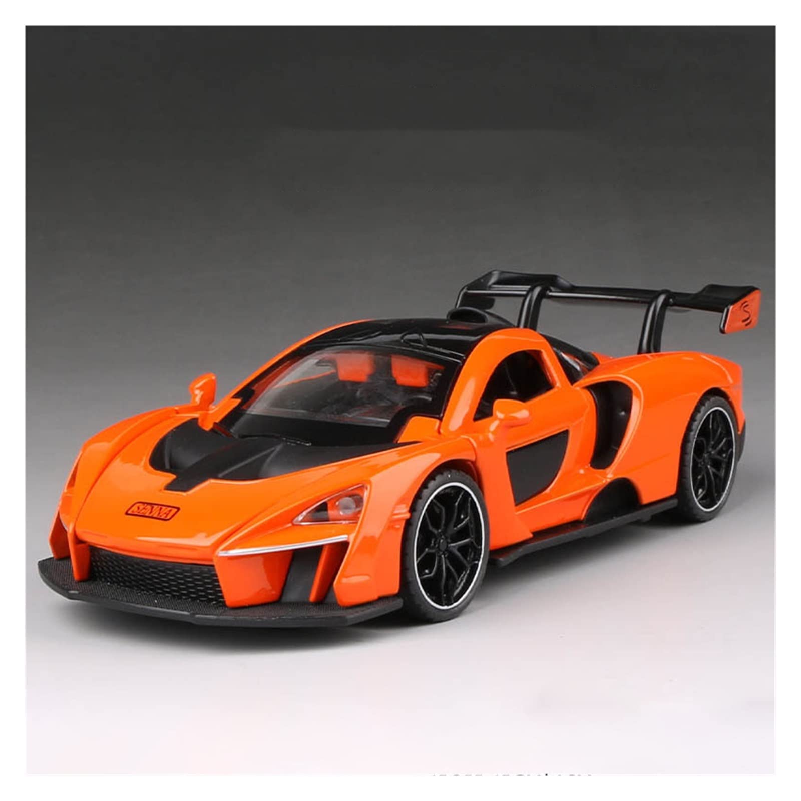 1:32 McLaren Senna Alloy Die-Cast Model Toy Car - Orange Collectible for Kids, Home Decor & Car Enthusiasts - Perfect for Gifts, Display & Racing Game Scenes