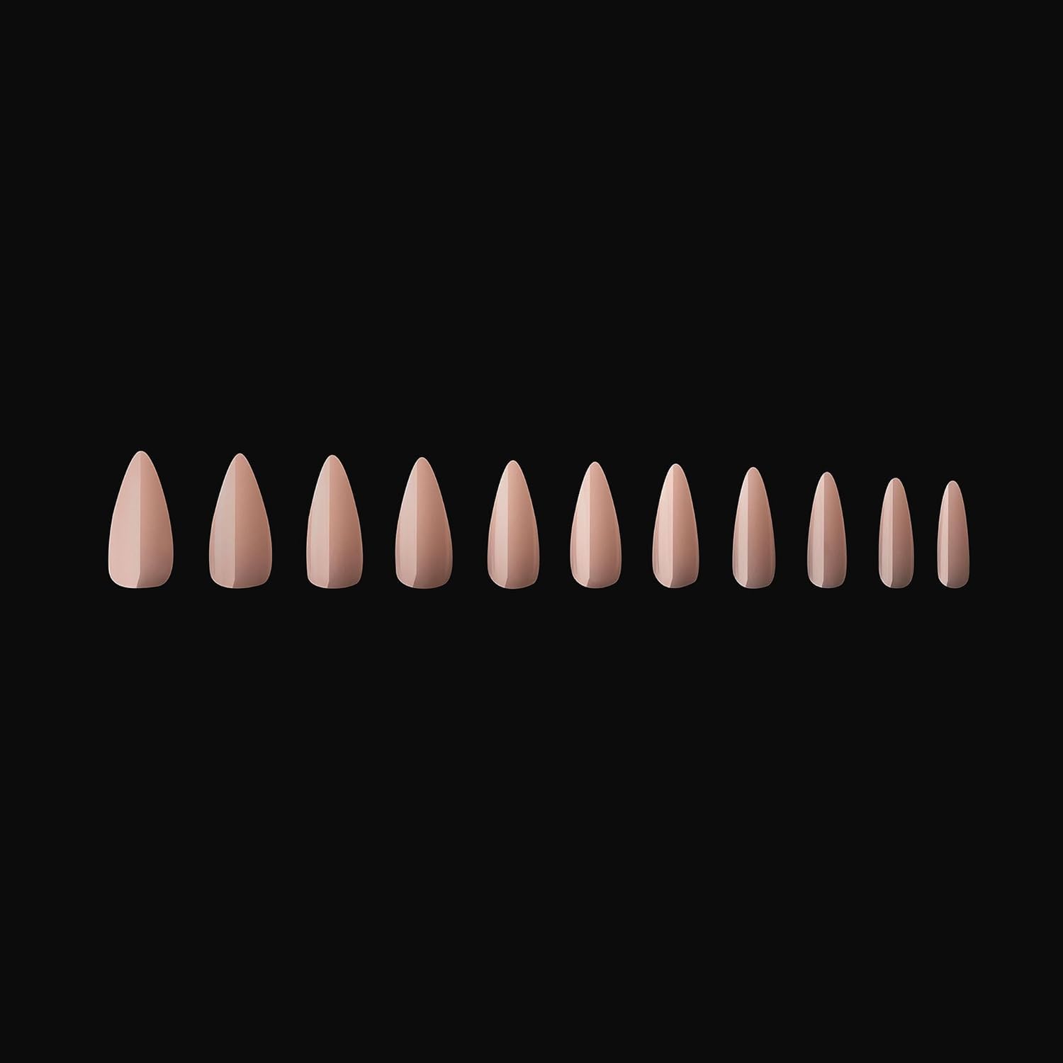 Apres Gel-X Emma Box of 150 Soft Gel Nail Tips - 11 Sizes (00-9) - Natural Stiletto Medium Length for Salon & Home Manicures | Perfect for Professional Nail Artists & DIY Nail Enthusiasts