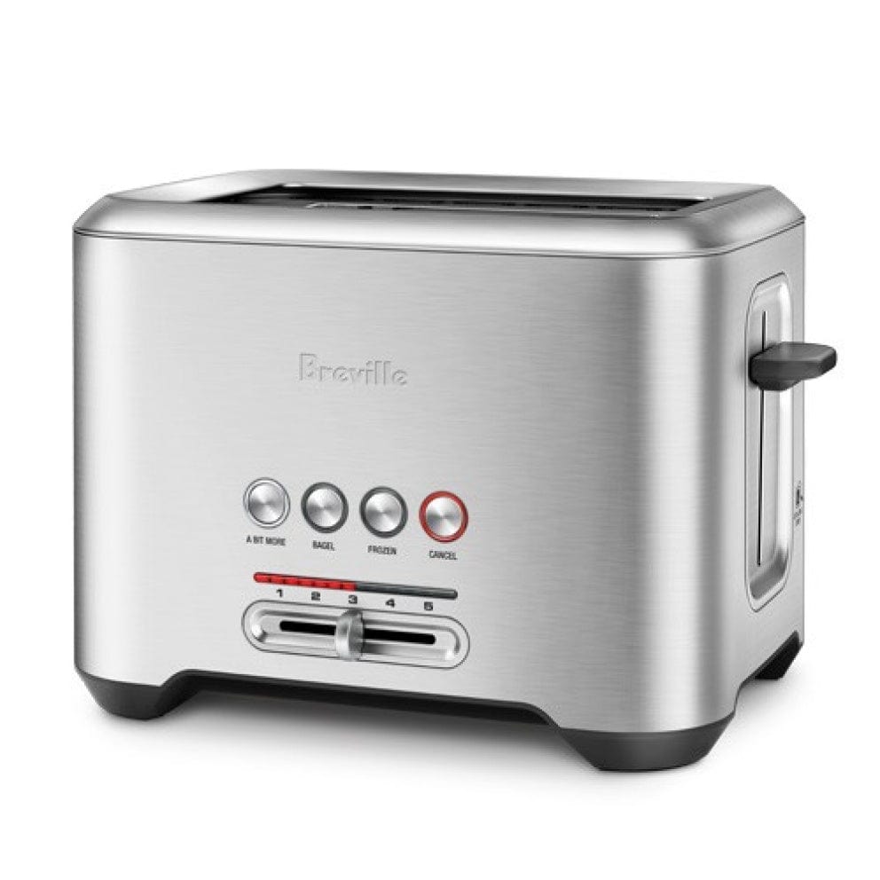 Breville Bit More 2-Slot Toaster - Stainless Steel, Extra-Wide Slots, High Lift Lever - Perfect for Bagels, Thick Slices & Artisan Breads - Ideal for Breakfast, Brunch & Kitchen Countertop Use