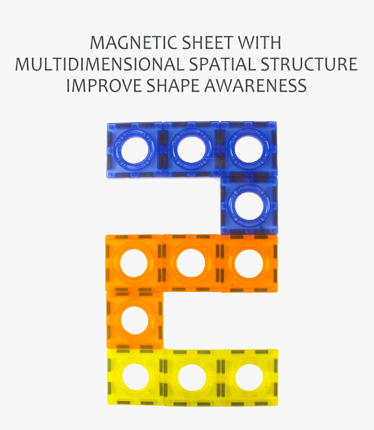 Magnetic Tiles Building Blocks for Kids - 110pcs STEM Learning Toys with Marble Run for Boys & Girls Ages 3-10 | Educational STEAM Construction Set | Perfect Christmas & Birthday Gift for Toddlers | Great for Classroom, Playroom & Home Learning Activities