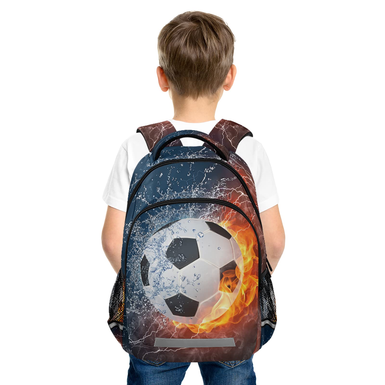 **Best Soccer Backpack for Boys - Durable School Bookbag with Football Design, Kids Travel Rucksack & Laptop Bag - Perfect for Sports, School & Travel**