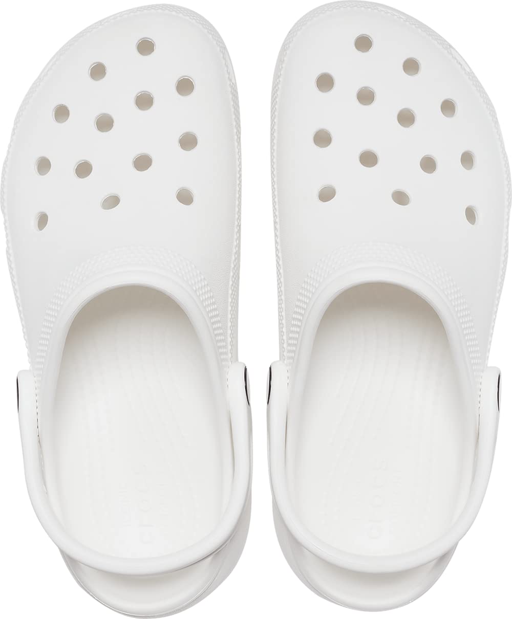 Crocs Women's Classic Platform Clog - Comfortable Slip-On Water Shoes for Women, Lightweight & Cushioned Sandals for Beach, Pool, Garden & Casual Wear