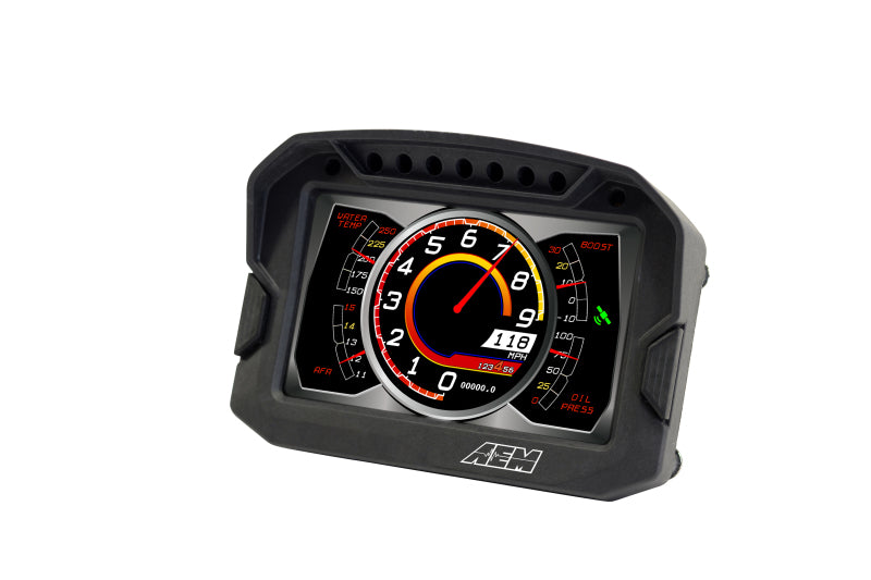 AEM CD 5L Carbon Fiber Digital Dash Display - High Performance Racing Gauge for Track & Street Cars (Perfect for Drag Racing, Road Courses & Daily Driving)