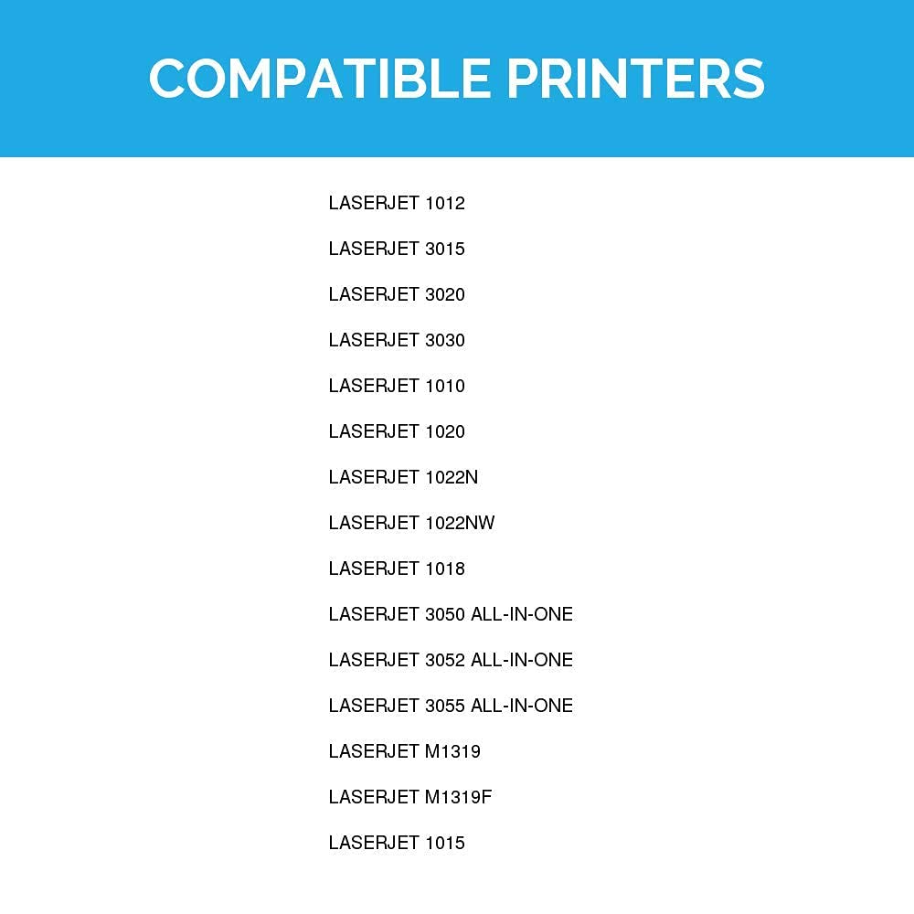 LD Products High-Yield 12A Toner Cartridge Replacement for HP 12A Q2612A - Compatible with HP LaserJet 1020, 1022, 1010-1018, 3015-3055, M1005, M1319 Series Printers (1 Black) - Perfect for Home & Office Printing Needs
