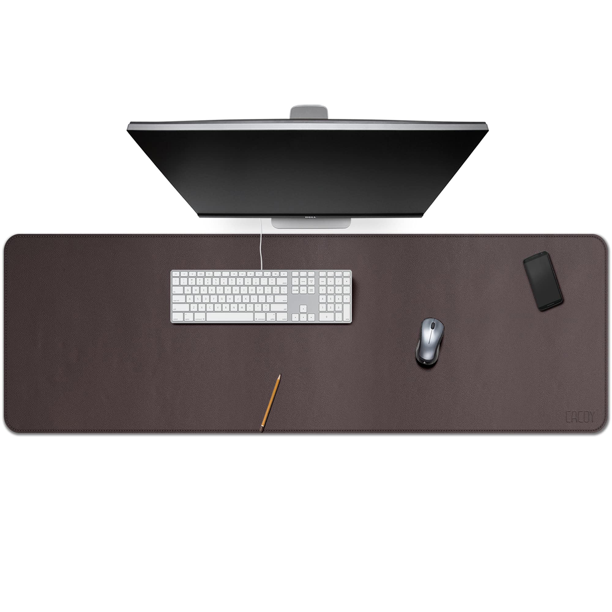 Premium Cacoy Dual-Sided PU Leather Desk Pad - 55.1