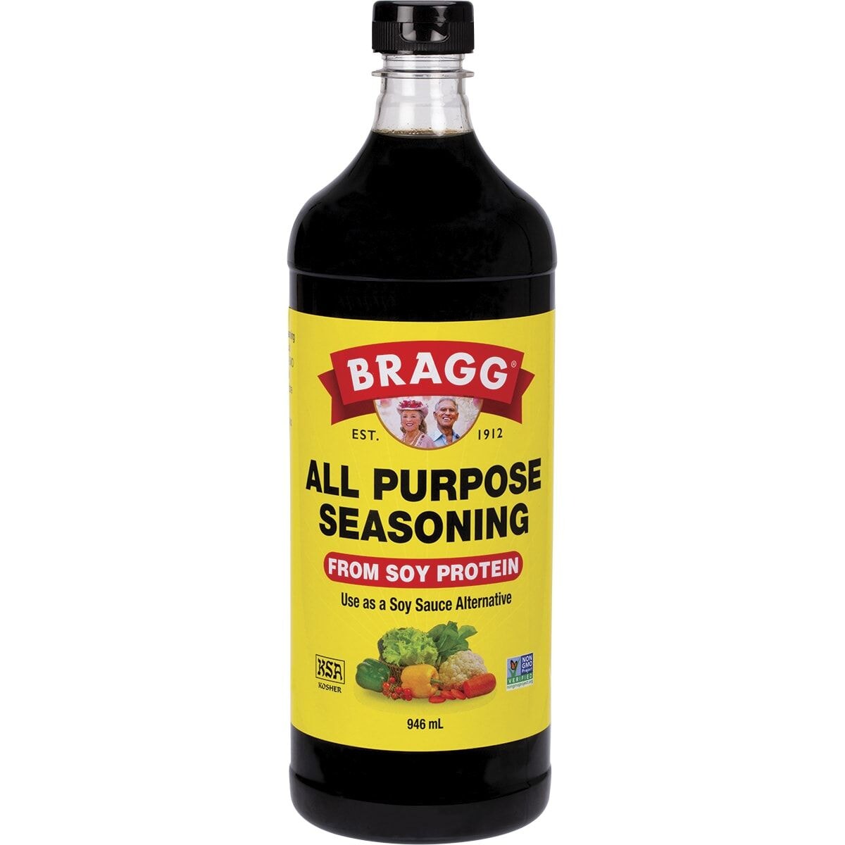 BRAGG Liquid Aminos All Purpose Seasoning - Gluten-Free Soy Sauce Alternative, Rich in Amino Acids, 16 fl oz - Perfect for Stir-Fries, Salads & Marinades