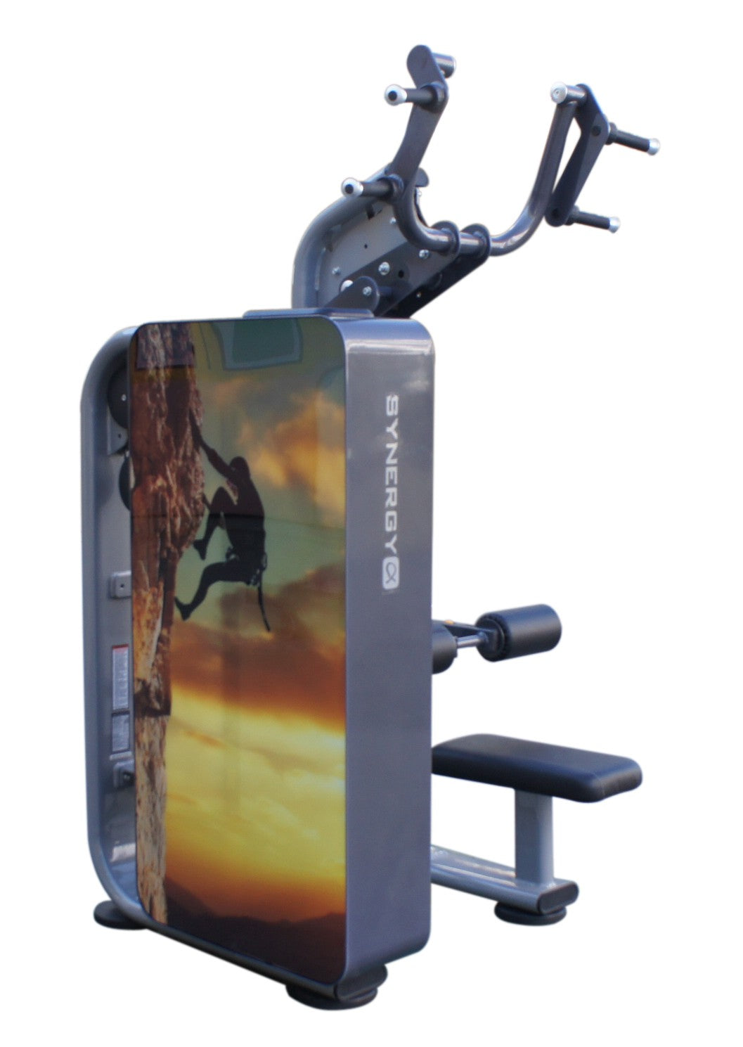 Synergy SA-1 LM Alpha Pin Loaded Lat Pulldown Machine - Premium Home & Commercial Gym Equipment for Back Workouts & Strength Training