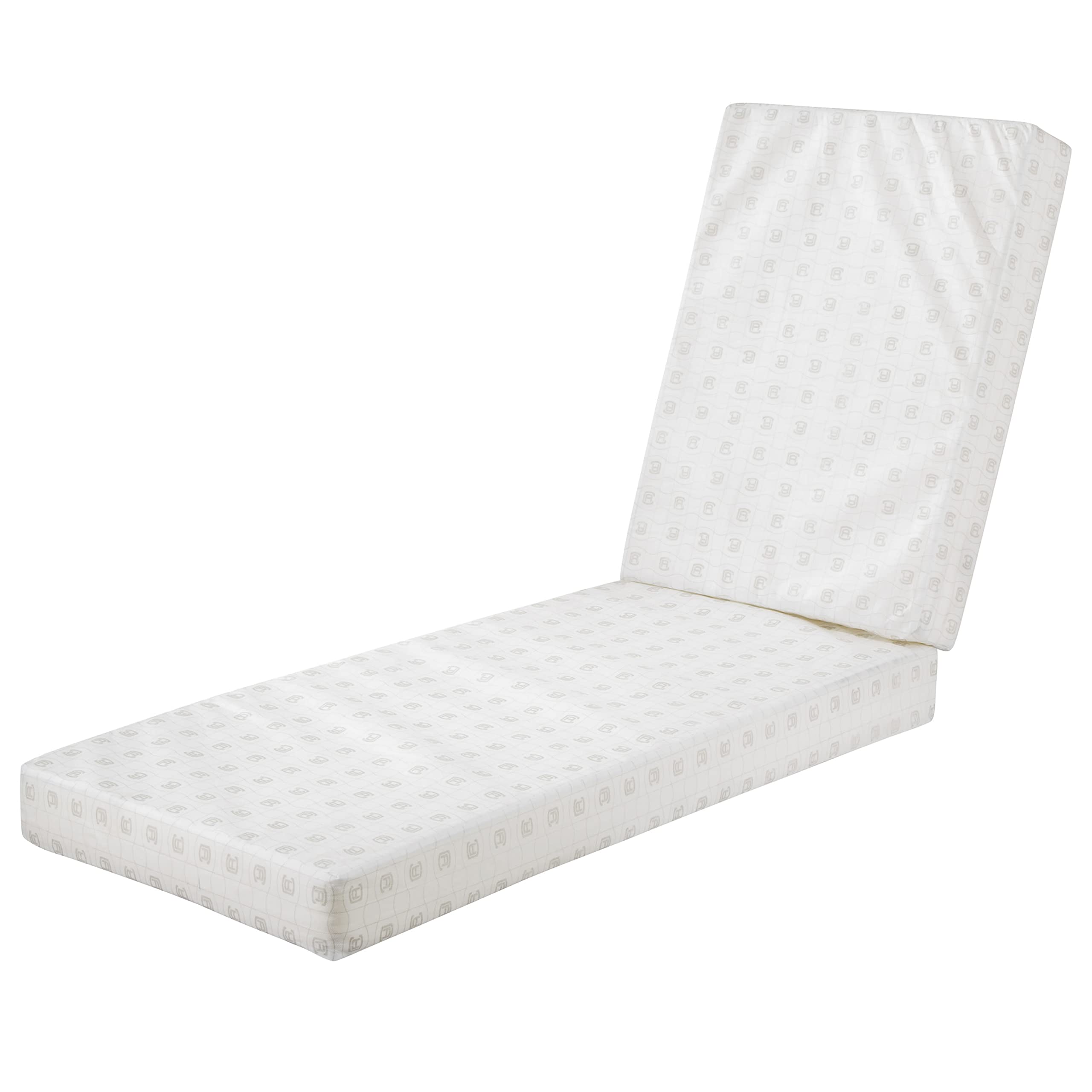 Classic Accessories Montlake Outdoor Chaise Lounge Cushion - 72 x 21 Inch FadeSafe, Water-Repellent, Quilted Spice - Perfect for Poolside, Patio, and Garden Relaxation
