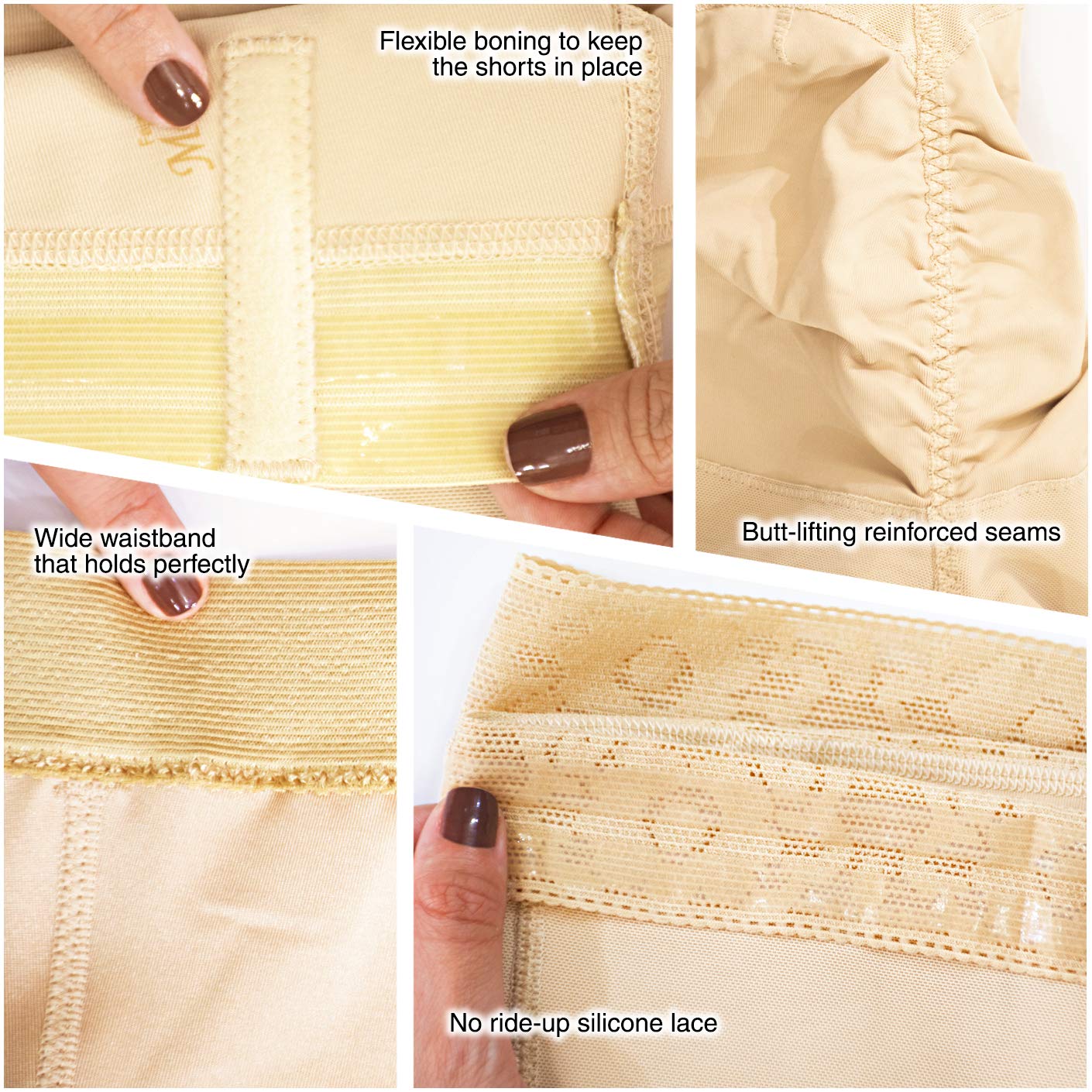 M&D 0321 Women's Butt Lifting Shapewear Shorts | Colombian Fajas for Tummy Control & Body Shaping | Perfect for Everyday Wear, Workouts & Special Occasions