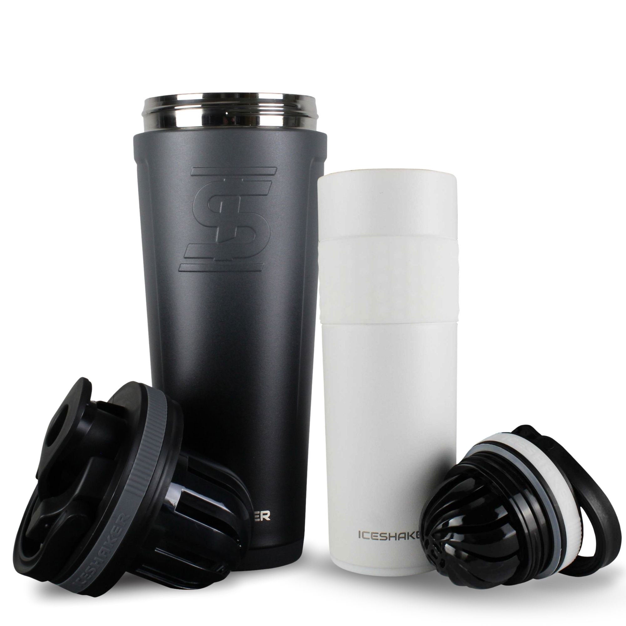 Premium His & Her Protein Shaker Bottle Set - 20oz Leak-Proof Mixing Cups for Gym, Workouts & Post-Training Recovery - BPA-Free Fitness Accessories for Couples