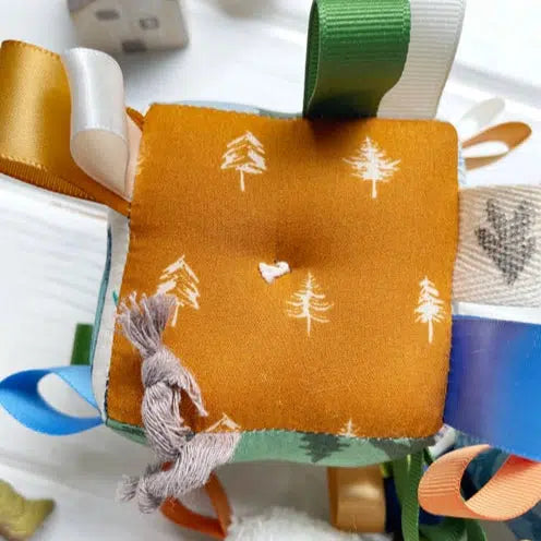 Handmade Soft Sensory Blocks for Babies & Toddlers - The Bird + Elephant by 3 River Bear | Montessori Learning Toys, Sensory Play, Early Childhood Development Gifts