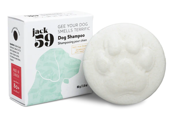 Jack59 Natural Shampoo Bars for Dogs - Organic, Hypoallergenic Dog Grooming Soap - Perfect for Bathing, Itchy Skin & Sensitive Coats - Ideal for Home Use & Travel