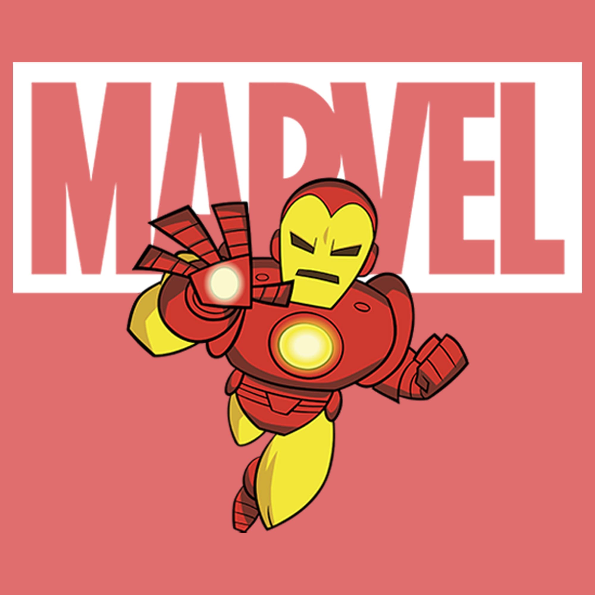 Marvel Superhero Iron Man Kids' Brick T-Shirt - Cool Graphic Tee for Boys & Girls - Perfect for School, Playdates & Superhero Costumes