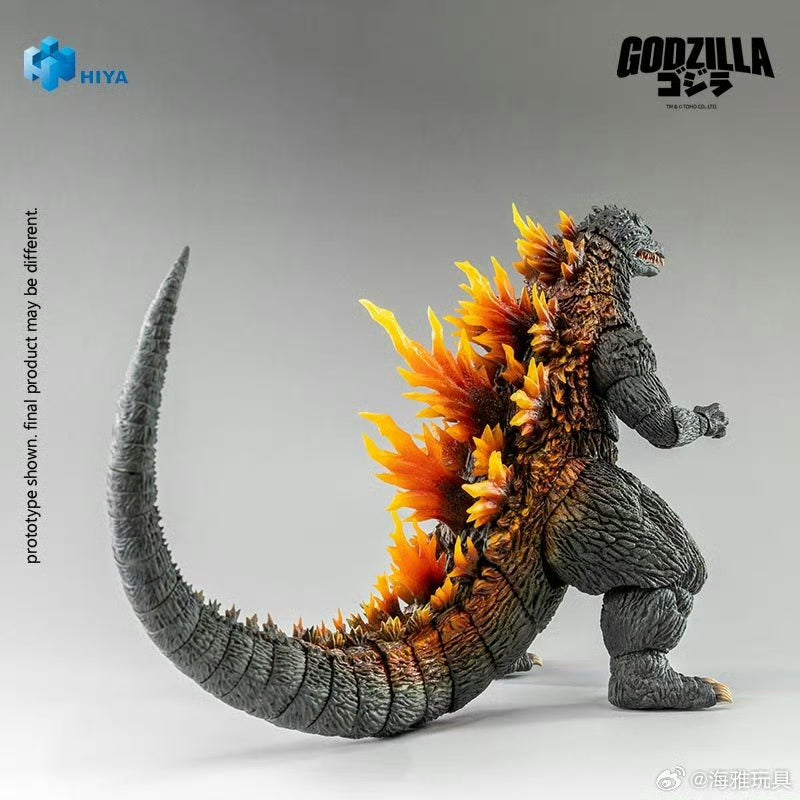 HIYA 7-inch 18cm Godzilla 2000 Heat Ray Action Figure - Exquisite Collectible Toy for Movie Fans & Display | Perfect for Home Decor, Gift Giving & Anime Collections