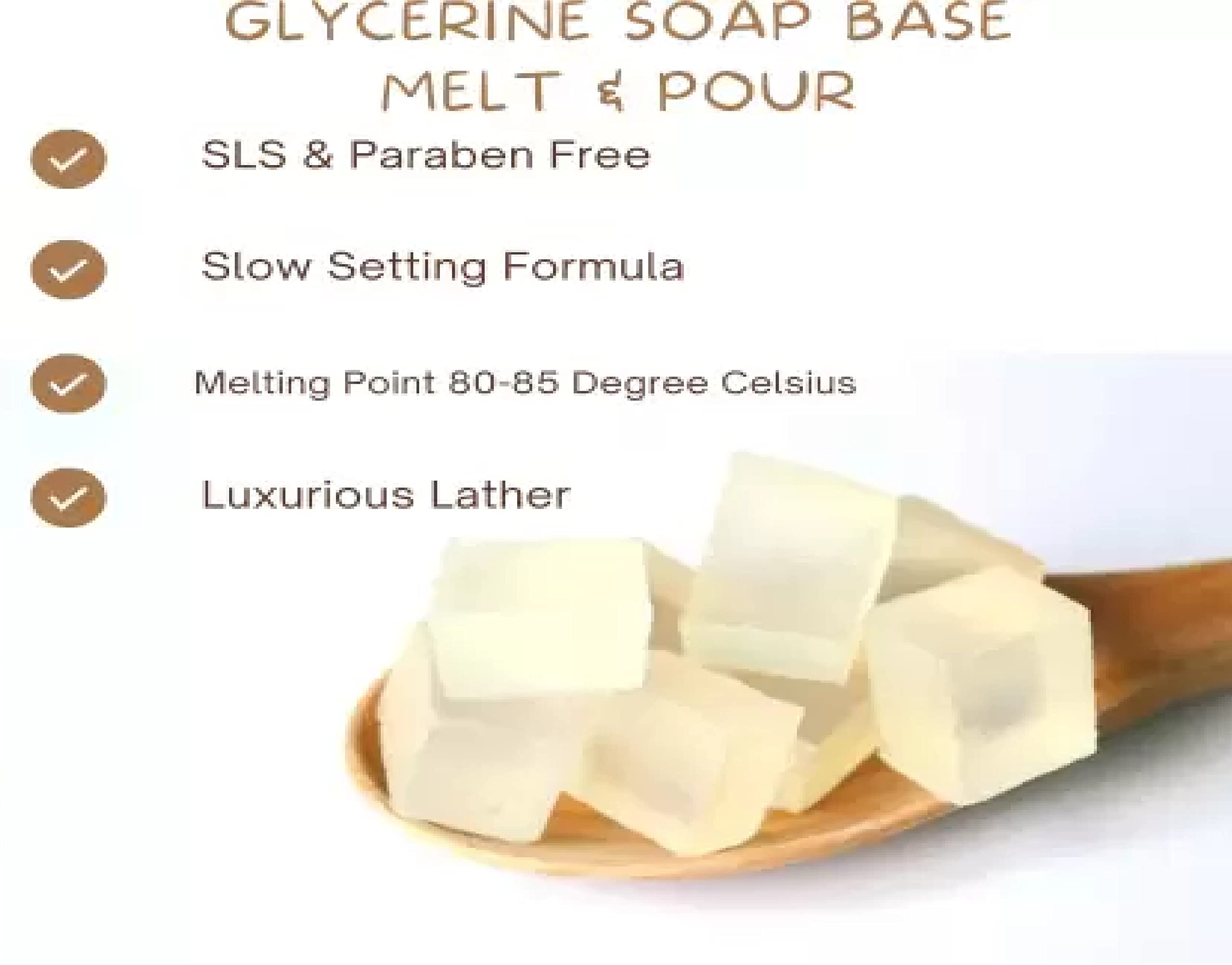 MIHAI Ultra Soap Base - 100% Natural Glycerin Soap for Moisturizing, Melt & Pour (500g) - Perfect for DIY Soap Making, Handcrafted Gifts & Skin Care