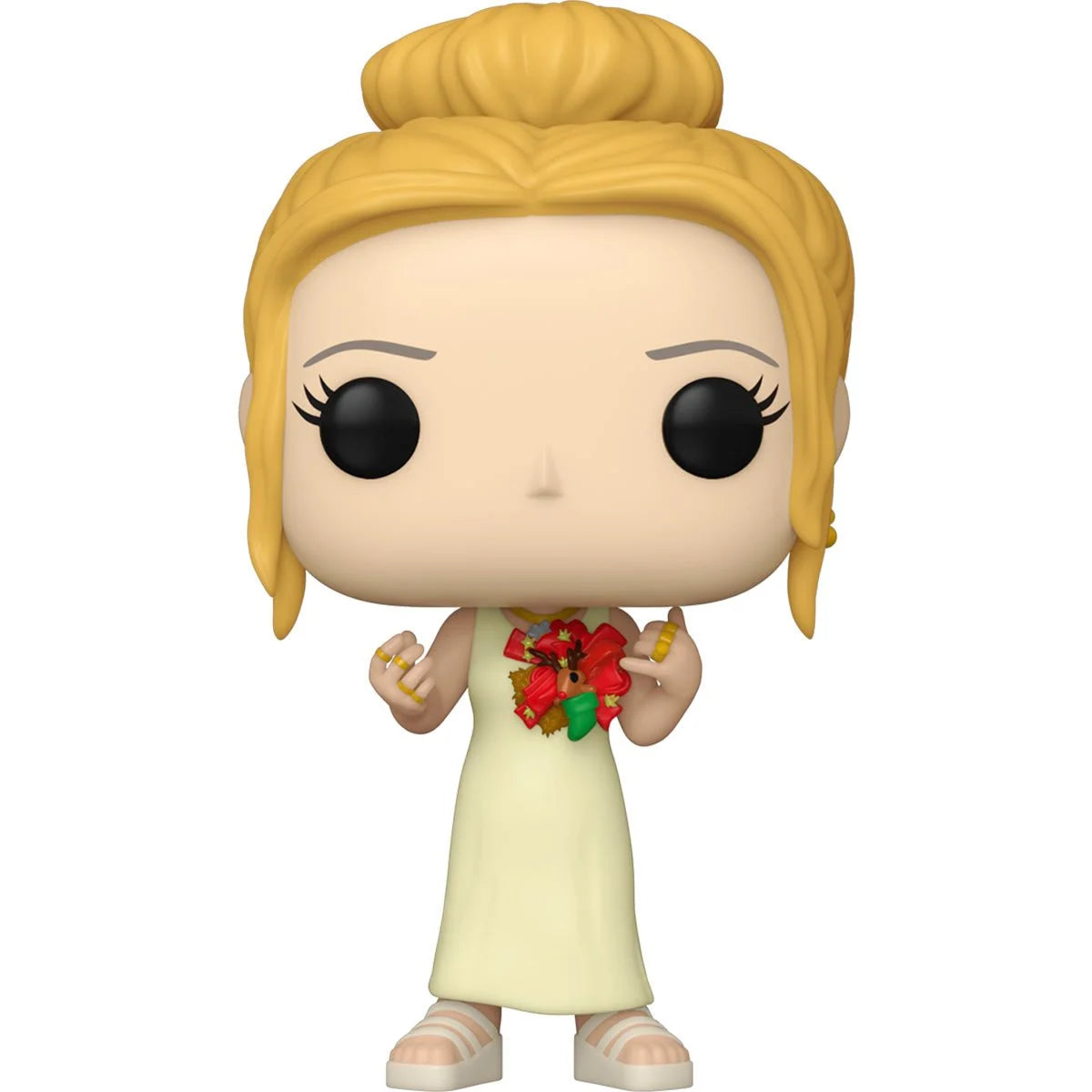 Friends Phoebe Buffay Christmas Bow Funko Pop! Vinyl Figure #1647 - Exclusive Collectible Toy for TV Show Fans, Perfect for Christmas Gifts & Pop Culture Decor
