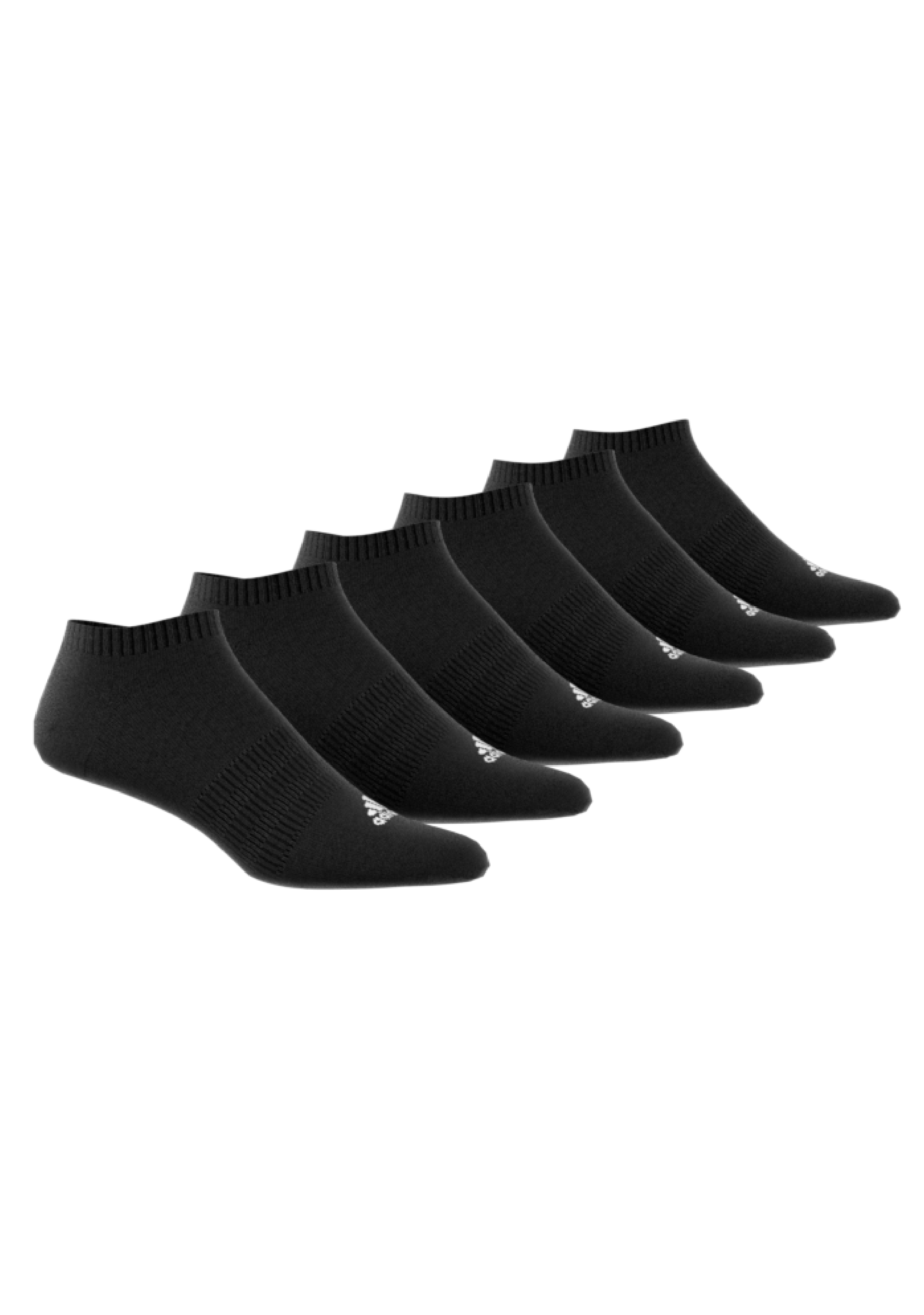 Adidas 6-Pack Performance Padded Ankle Socks for Running, Gym & Sports - Cushioned Arch Support & Breathable Comfort
