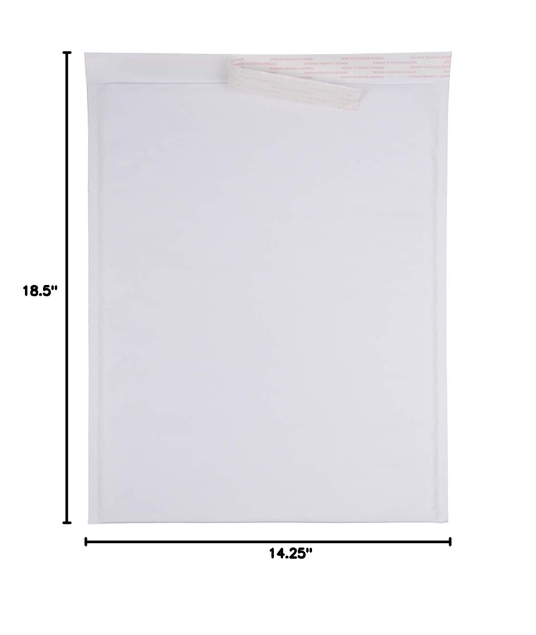JAM Paper Bubble Mailers 7x18.5in - 100 Pack White Kraft for Shipping & Mailing