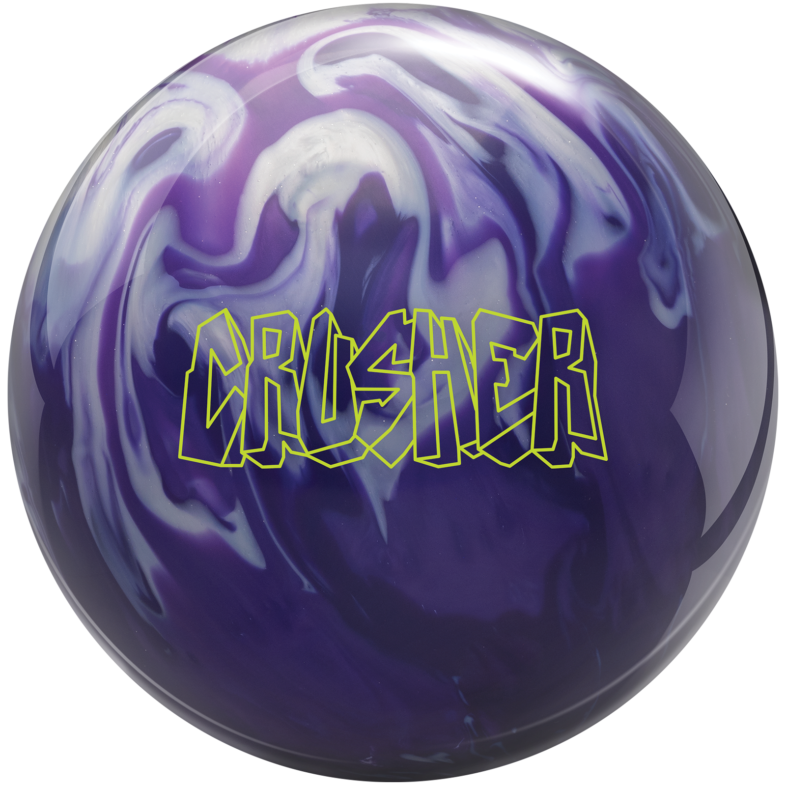 Premium Ebonite Crusher Hybrid Bowling Ball - High Performance for Strikes & Spares | Perfect for League Play & Tournament Competitions