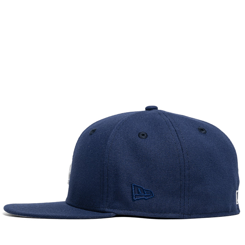 New Era x Politics Los Angeles Dodgers 59FIFTY Fitted Hat - Light Navy Blue Snapback Cap for Baseball Fans & Streetwear Fashion | Perfect for Games, Collecting & Urban Style