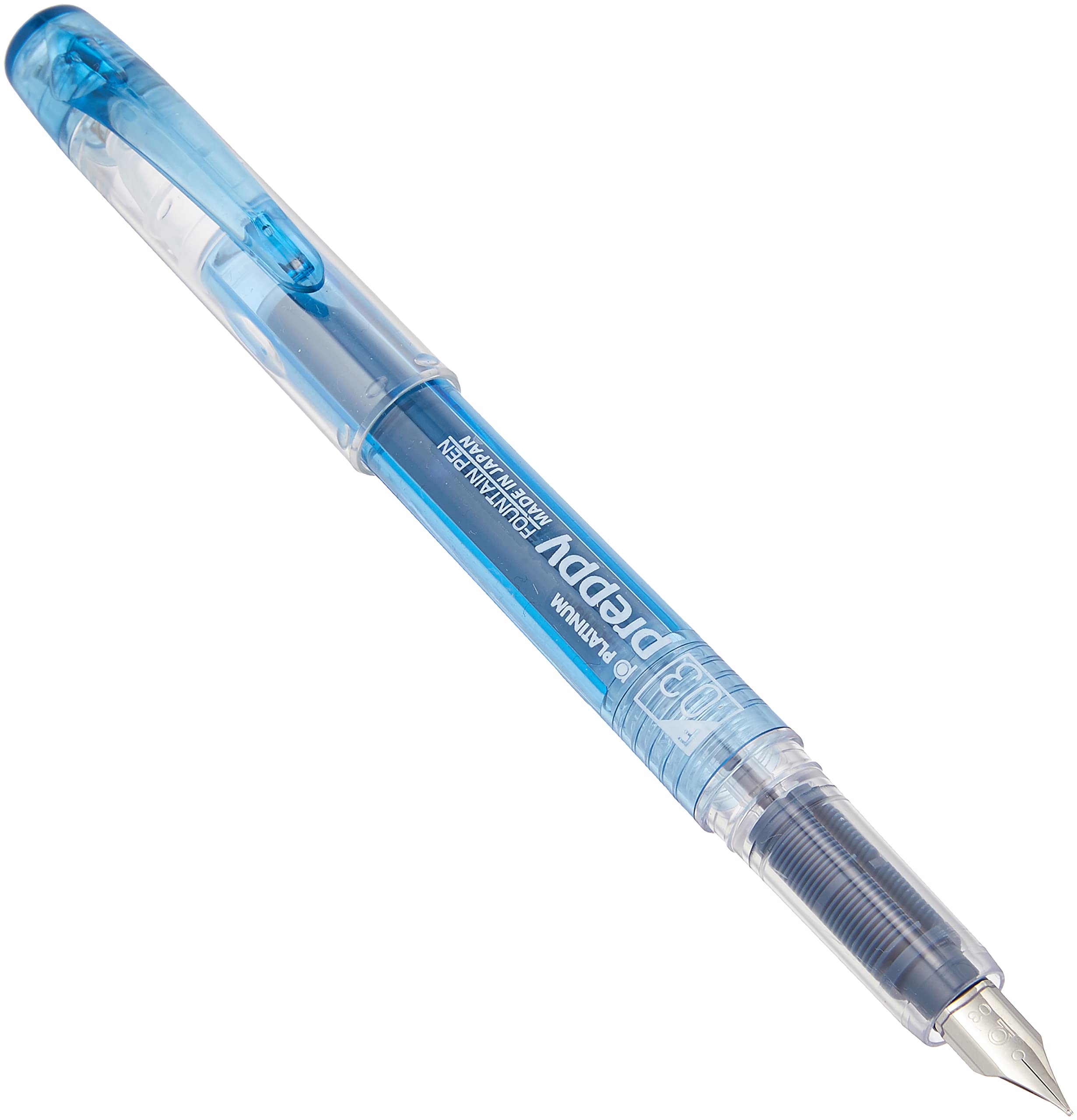Premium Platinum Preppy Fountain Pen with Fine Nib - Blue Black Ink (1716032.0) - Perfect for Writing, Calligraphy, Journaling & Office Use