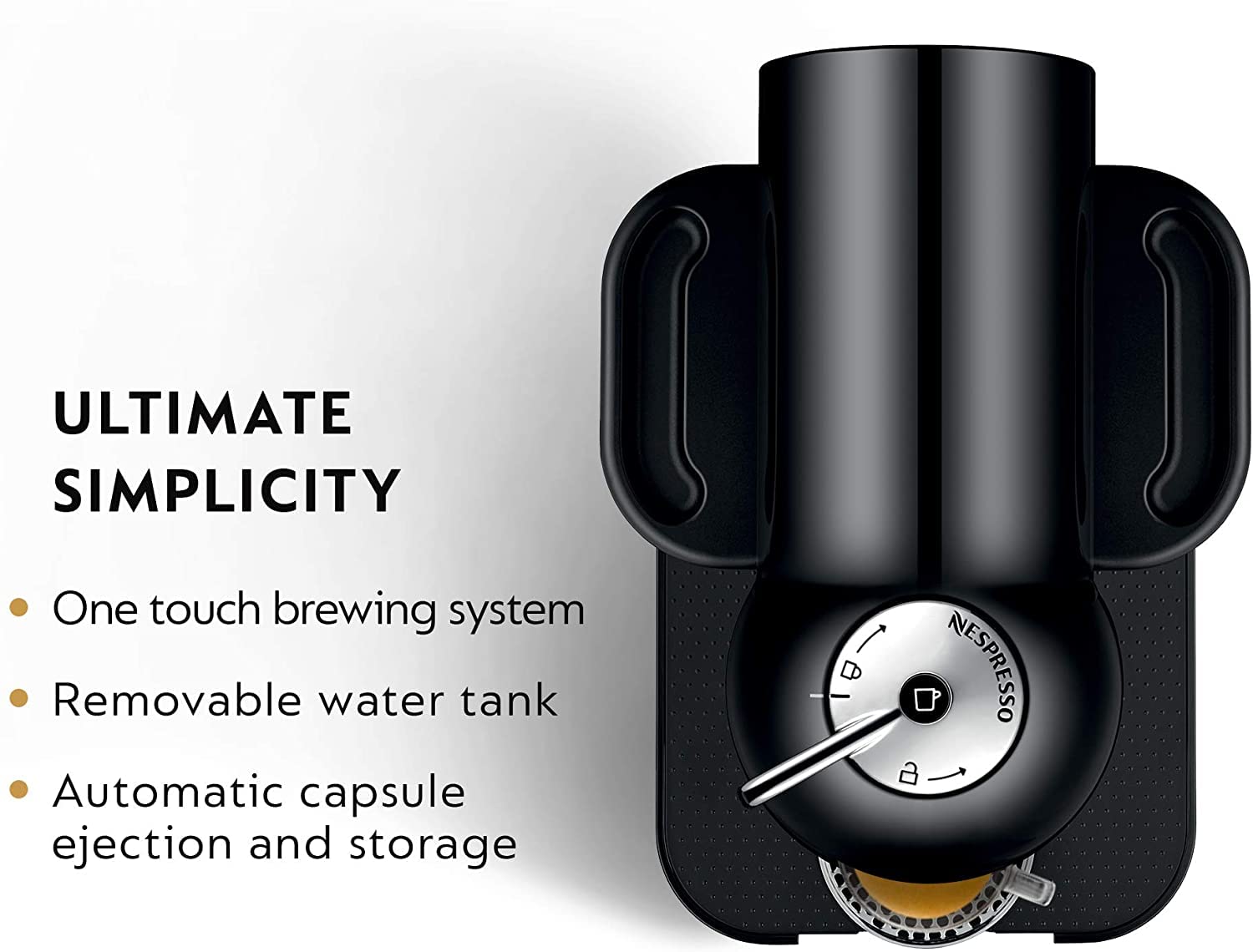 Breville Nespresso Vertuo Coffee and Espresso Machine - Single Serve Pod Brewer for Home & Office, Black | Perfect for Espresso Lovers & Busy Professionals