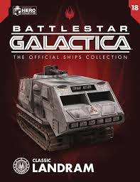 Battle Star Galactica Official Landram Ship Model - Collectible Replica from The Official Ships Collection | Perfect for Sci-Fi Fans, Display & Gift Giving