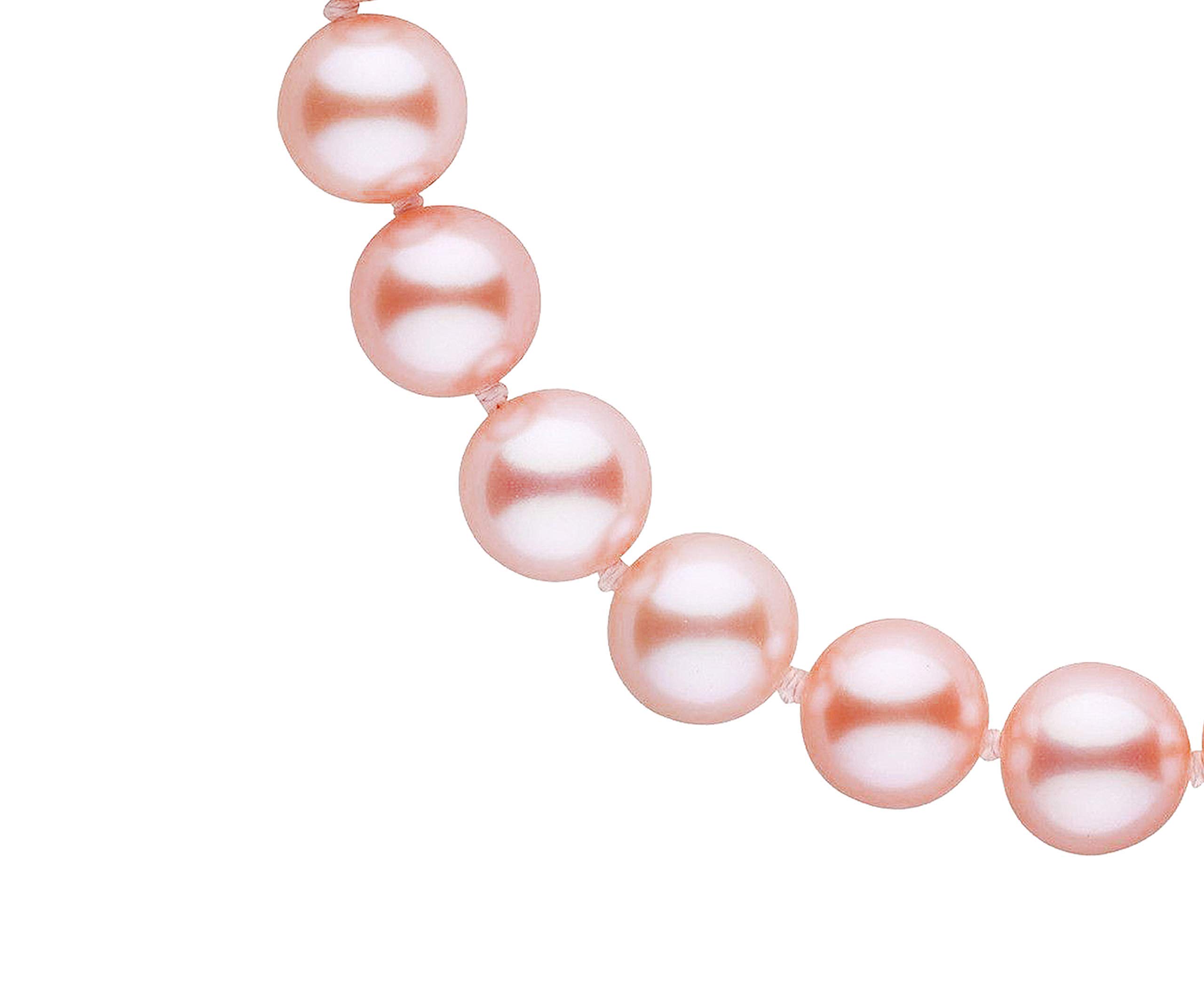 925 Sterling Silver AAAA Pink Freshwater Pearl Bracelet with Silk Knotting & Fishhook Clasp - Adjustable Sizes for Women | Elegant Gift for Anniversary, Wedding & Special Occasions