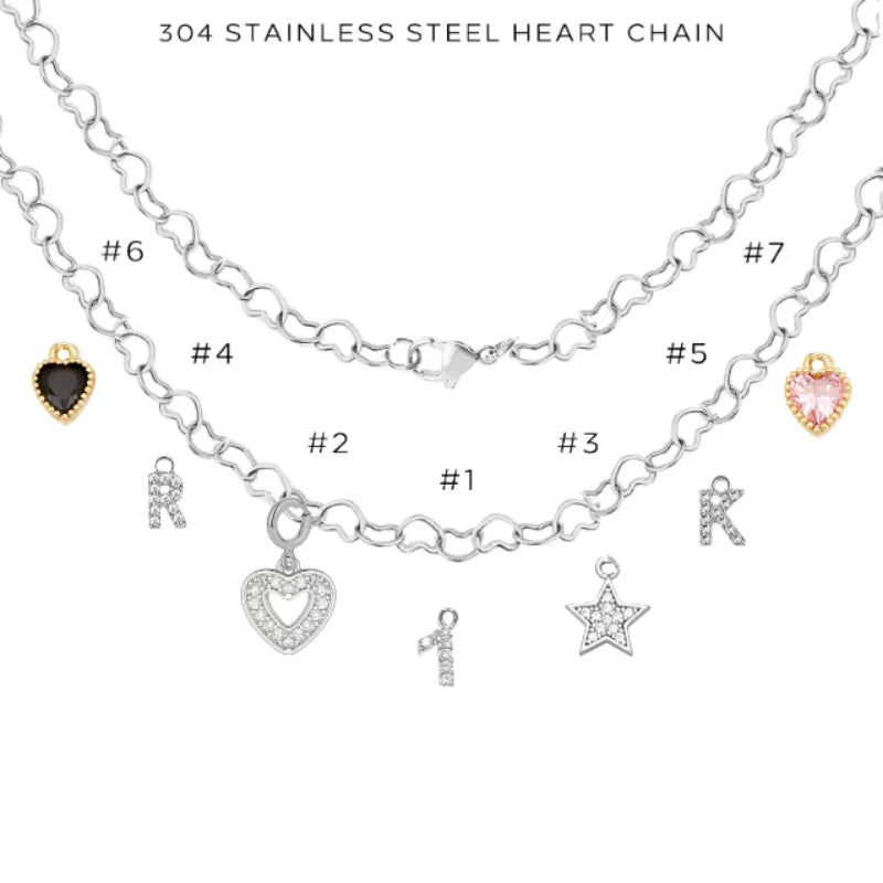 Charm Necklace with Assorted Charms - Elegant Layering Jewelry for Women | Perfect for Everyday Wear, Gifts & Special Occasions