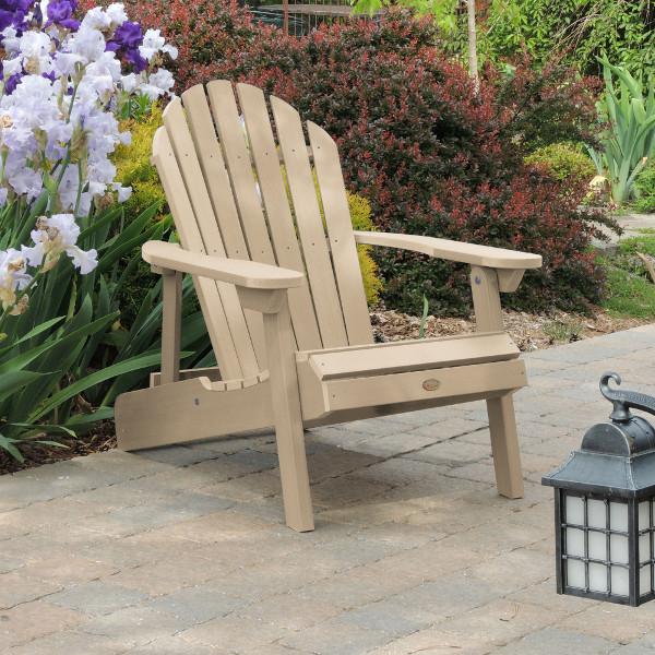 Hamilton Outdoor Folding & Reclining Adirondack Chair - Portable Patio Lounge Chair for Backyard, Poolside & Beach - Weather-Resistant Comfort for Relaxing Outdoors