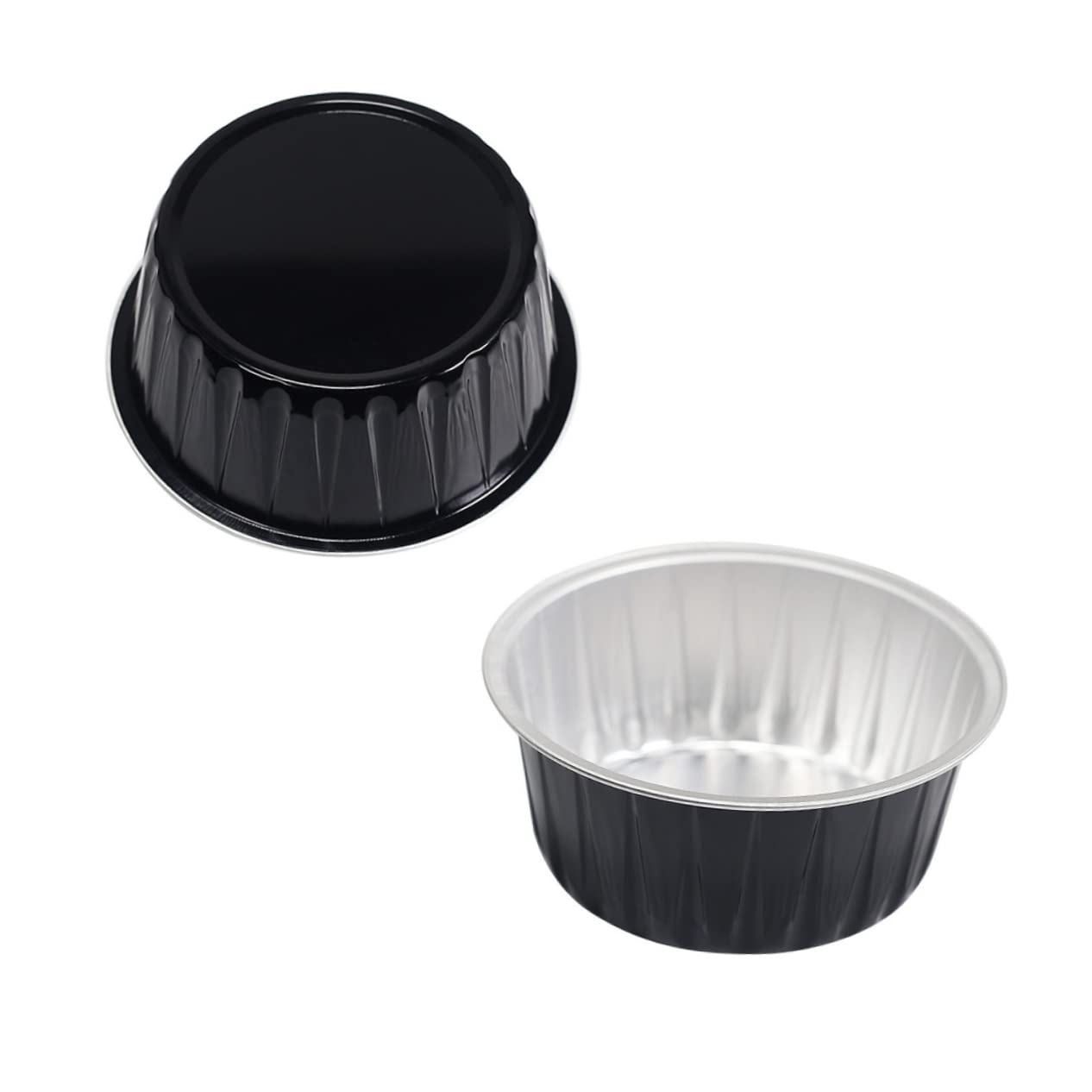 FOMIYES 6-Pack Aluminum Foil Wax Melting Bowls - 30g Round Wax Bean Containers for Hair Removal, DIY Waxing & Beauty Salon Supplies - Perfect for At-Home Waxing, Eyebrow Shaping & Bikini Line Hair Removal