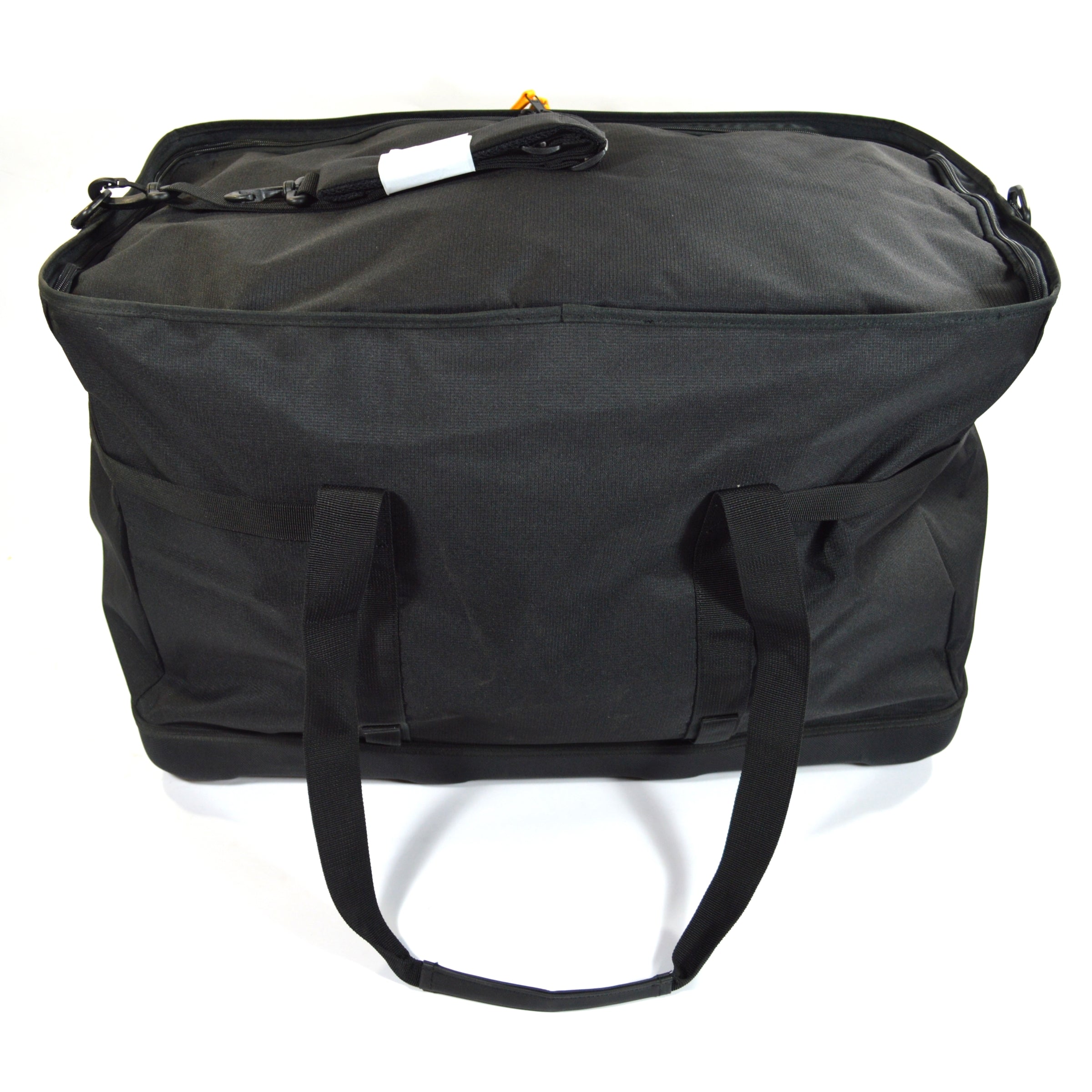 MOUNTAINSMITH Large Zip Top Tote Bag 25x15x16 Inches - Black Water-Resistant Shoulder Bag for Travel, Work & Gym - Durable Nylon Carryall with Adjustable Strap