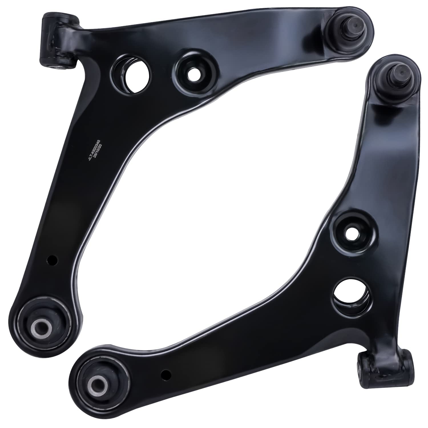 Detroit Axle 8-Piece Front End Suspension Kit for 2002-2007 Mitsubishi Lancer - FWD Lower Control Arms with Ball Joints, Inner/Outer Tie Rod Ends & Sway Bar Links (2003-2006 Models) - Perfect for Smooth Ride & Enhanced Handling on City Roads & Highways