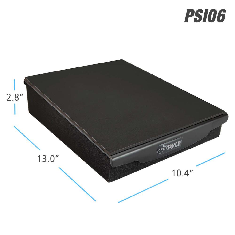 Premium Sound Isolation Speaker Riser - Acoustic Dampening Platform for Studio Monitors & Bookshelf Speakers - Perfect for Home Studios, Gaming Setups & Audio Workstations
