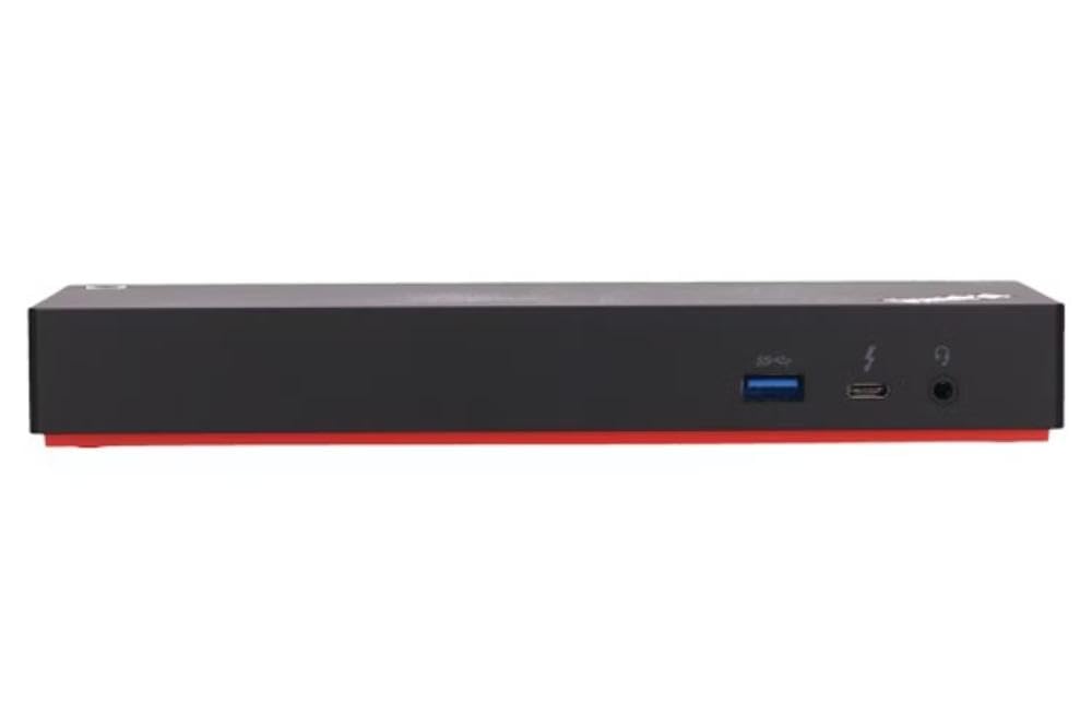 Lenovo ThinkPad Thunderbolt 3 Dock Gen 2 (40AN0135US) - 135W Power Delivery, Dual 4K UHD Display Support, 2x HDMI & 2x DisplayPort, USB-C & USB 3.1 Ports - Ideal for Home Office & Remote Work Setup
