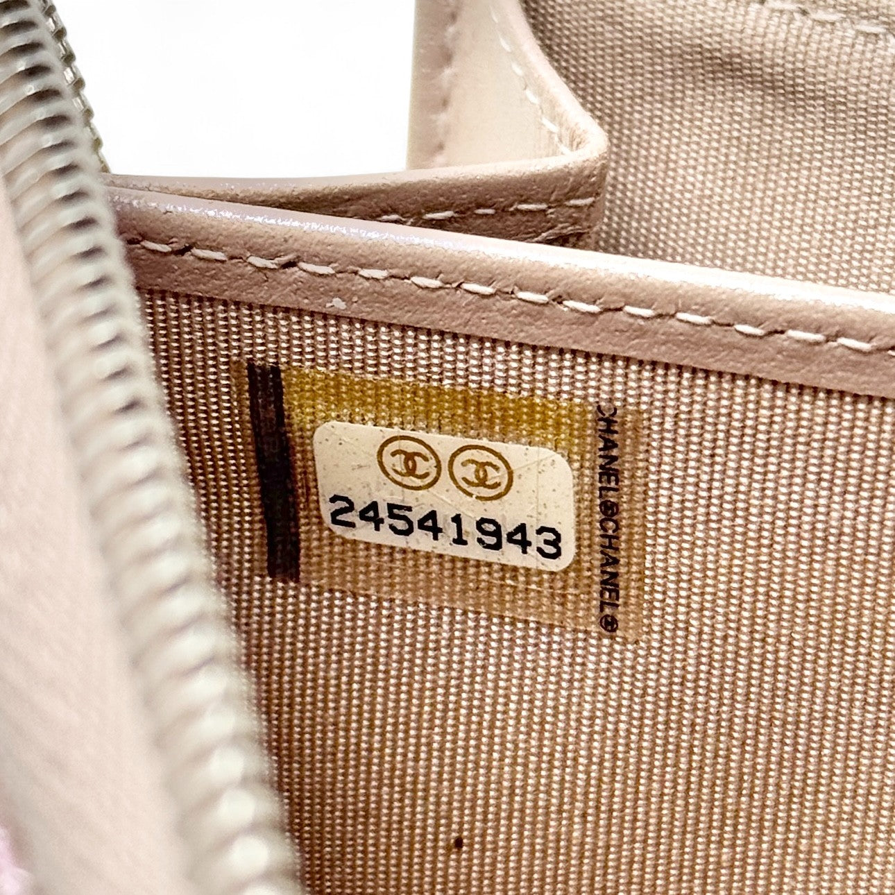 Chanel 17B Rose Gold Chevron Zip Wallet - Luxury Designer Wallet for Women | Perfect for Everyday Use, Travel & Special Occasions