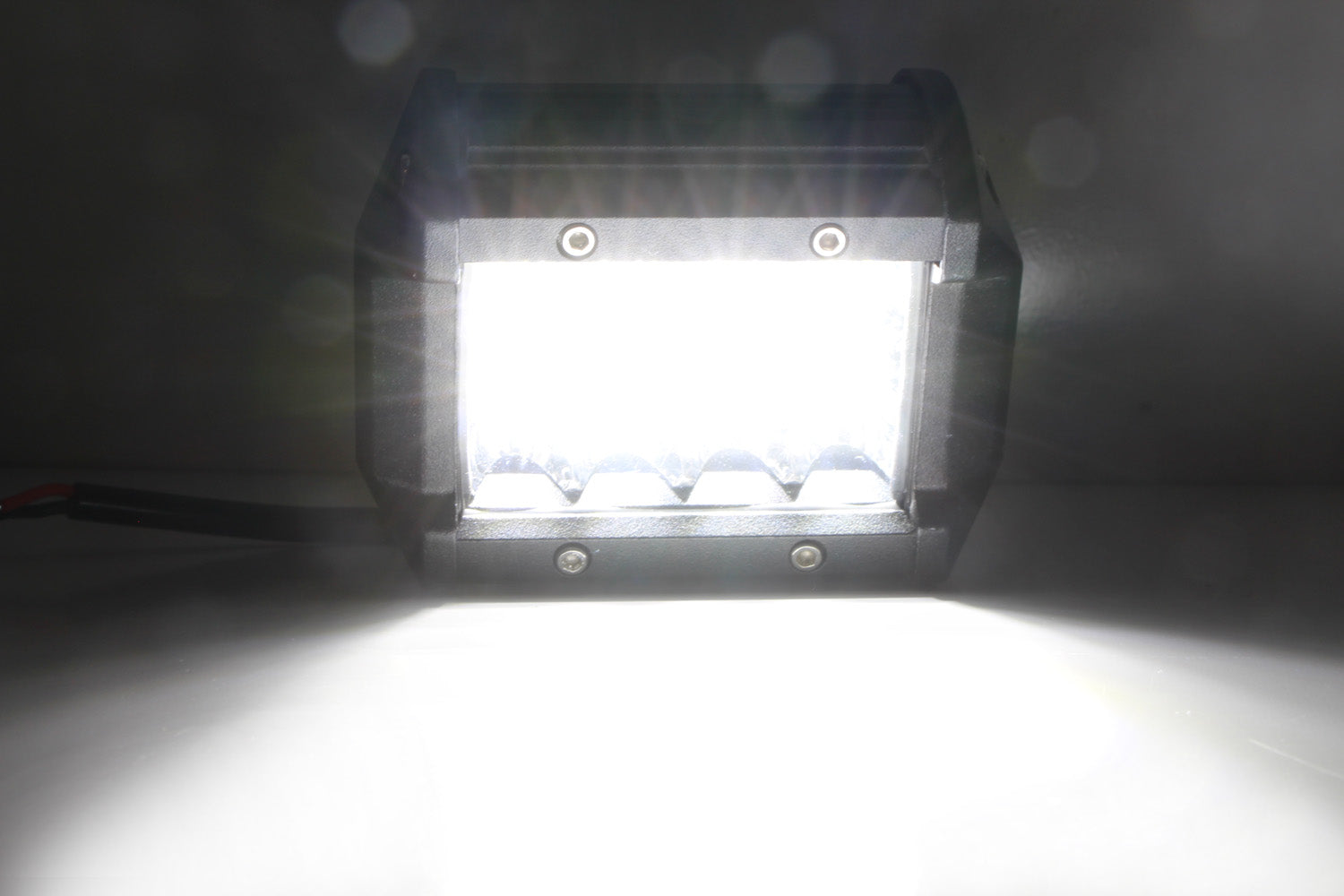 36W LED Pod Light with A-Pillar Mounting Bracket & Wiring Harness - Compatible with 2007-2017 Jeep Wrangler JK - Off-Road, Trail, Night Driving Lighting Upgrade