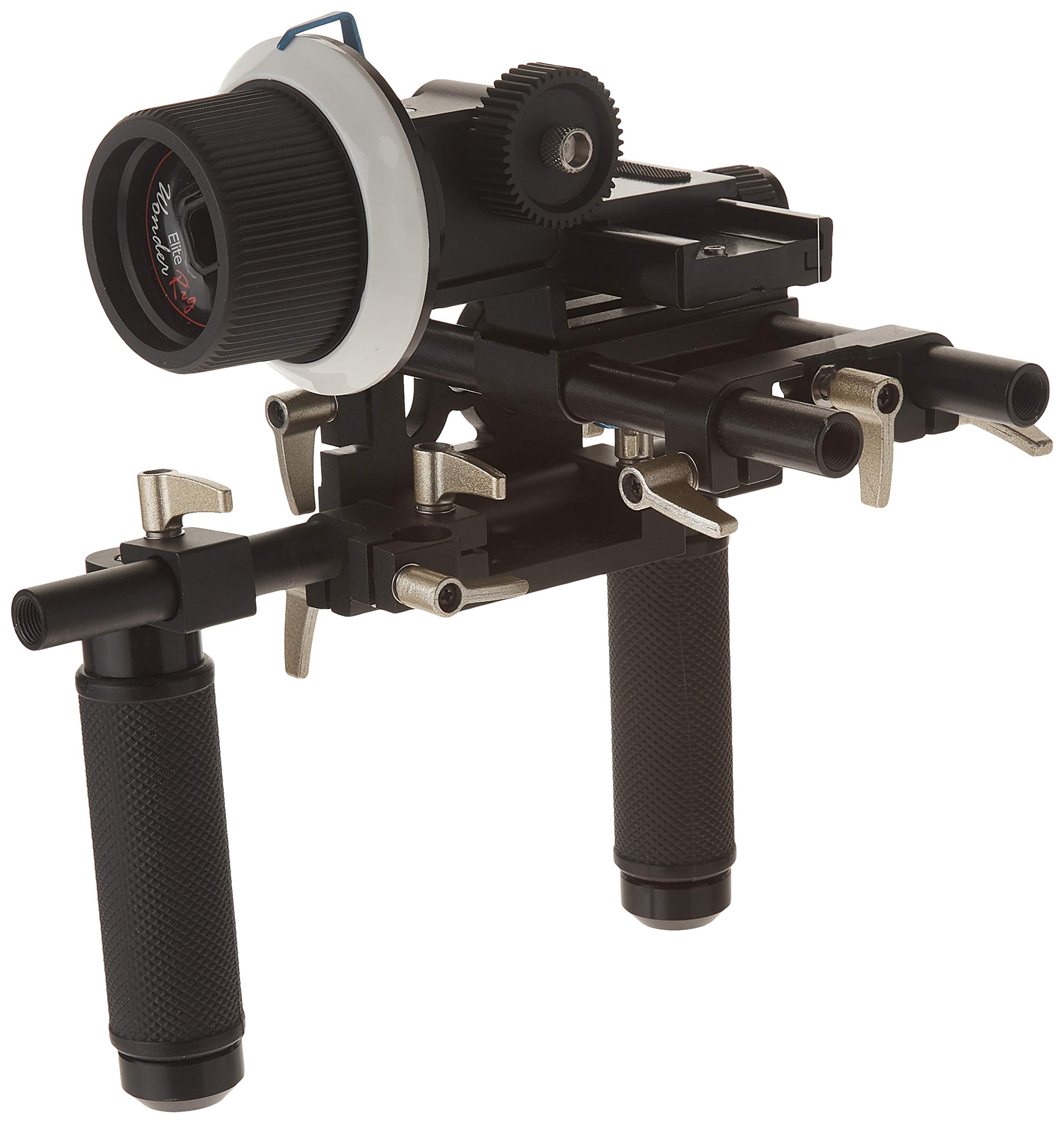 Fotodiox WonderRig Elite - Professional Shoulder Mount Stabilizer for DSLR & Mirrorless Cameras | Premium Video Rig for Filmmaking, Vlogging & Live Streaming