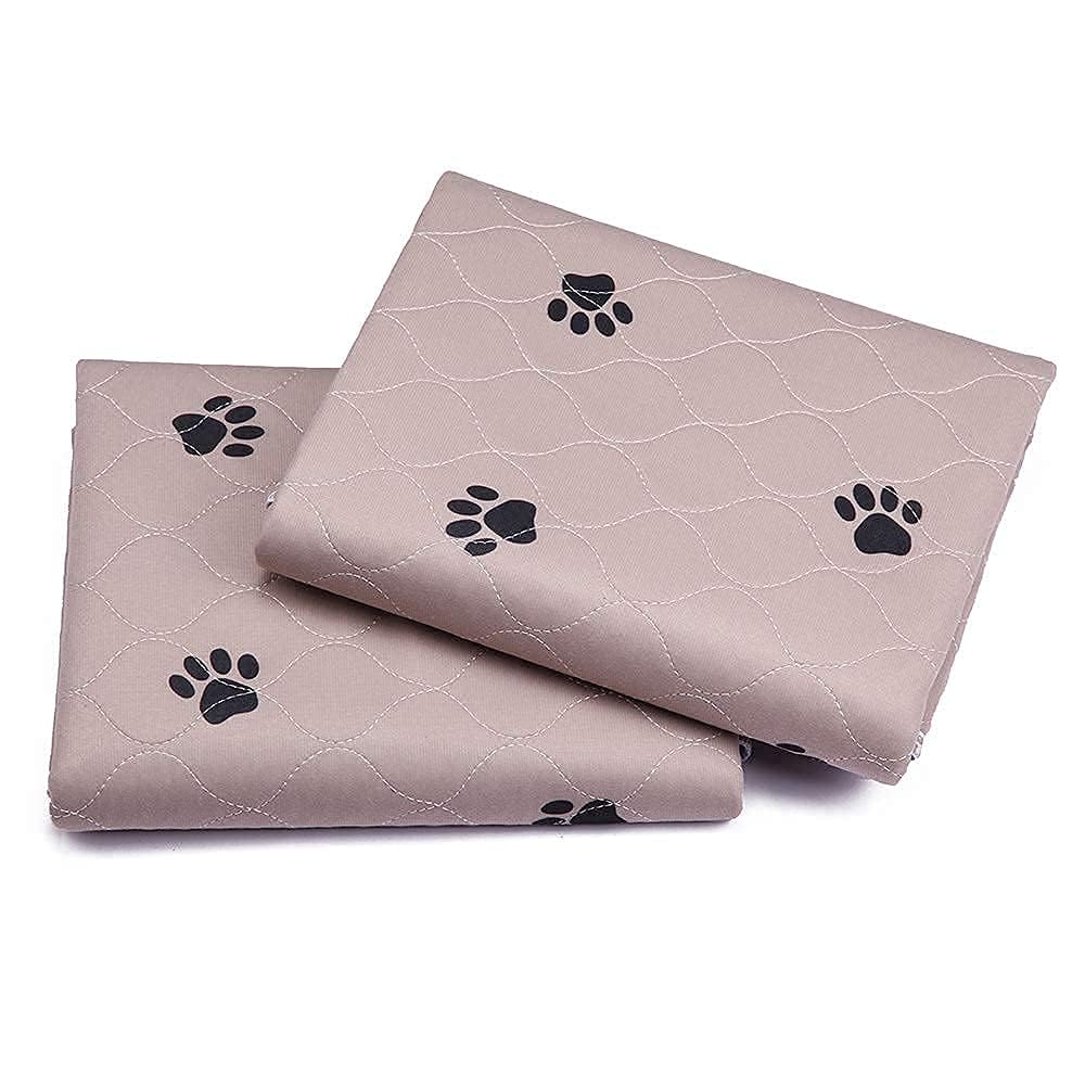Washable & Reusable Dog Pee Pads - Super Absorbent Puppy Training Pads with Free Grooming Gloves | Waterproof Pet Bed Mat for Large Dogs | Perfect for House Training, Whelping & Puppy Care